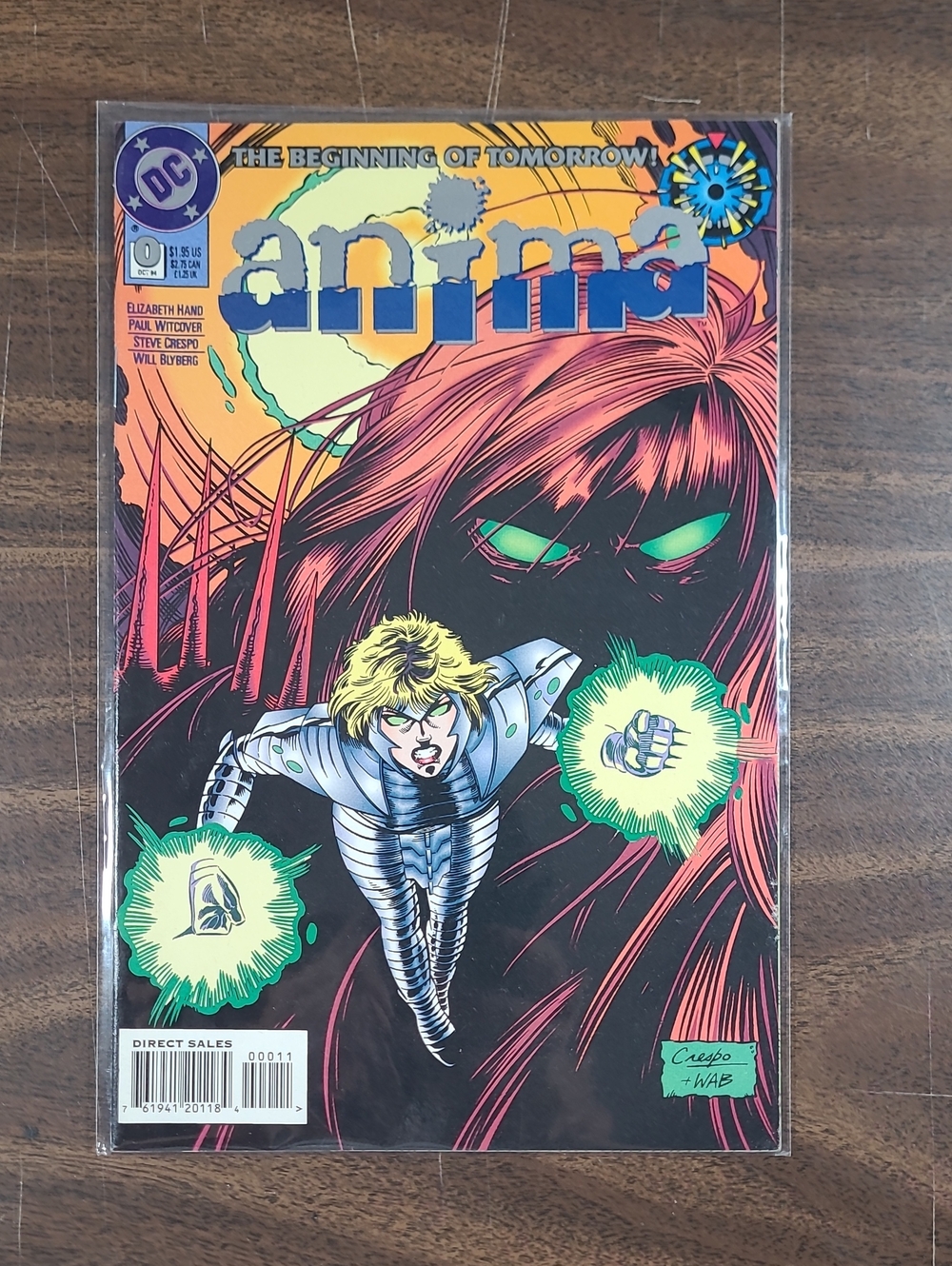 Anima #0 Comic Book - October 1994 Bagged
